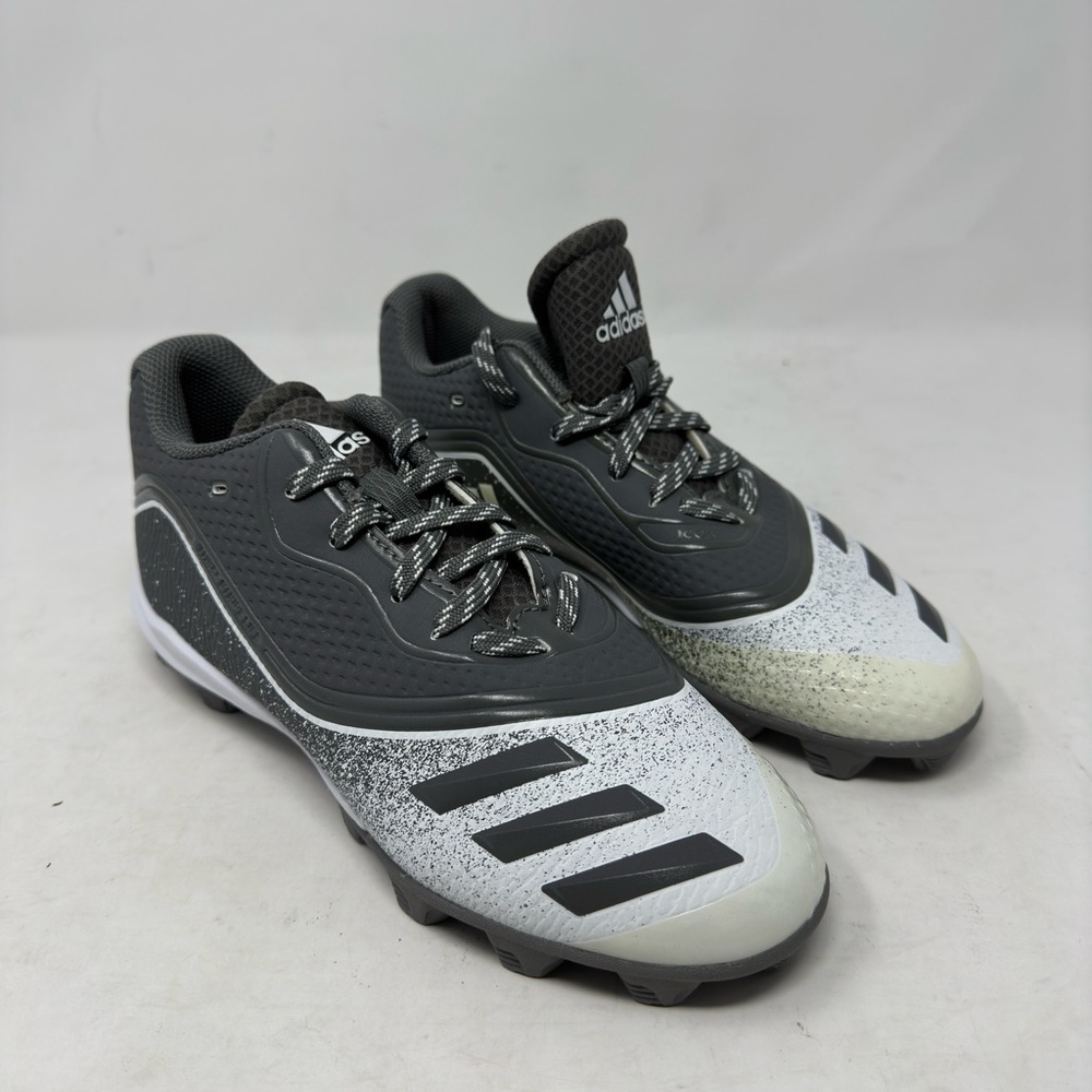 Adidas Icon V Bounce G28289 Baseball Cleats Grey / White US Big Boy 5 NEW